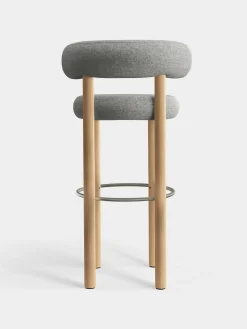 Tom Dixon Bar & Counter Stools*Fat Natural Wood 75cm Bar Stool