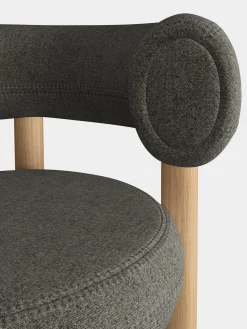 Tom Dixon Bar & Counter Stools*Fat Natural Wood 75cm Bar Stool