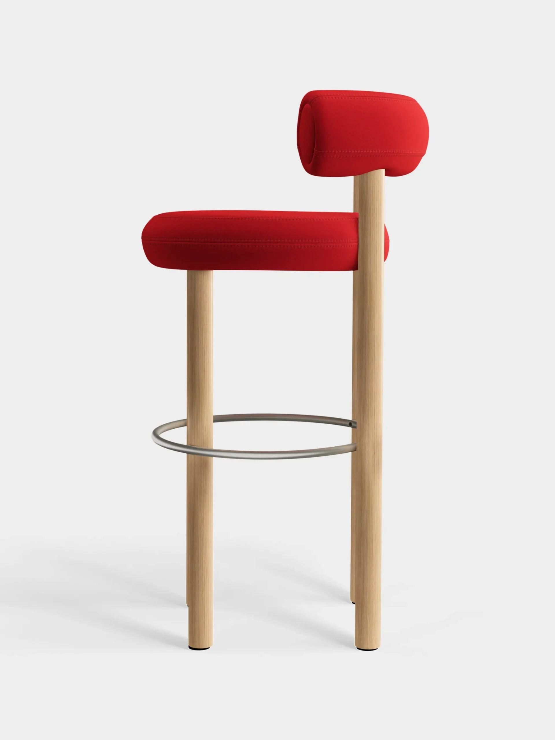 Tom Dixon Bar & Counter Stools*Fat Natural Wood 75cm Bar Stool