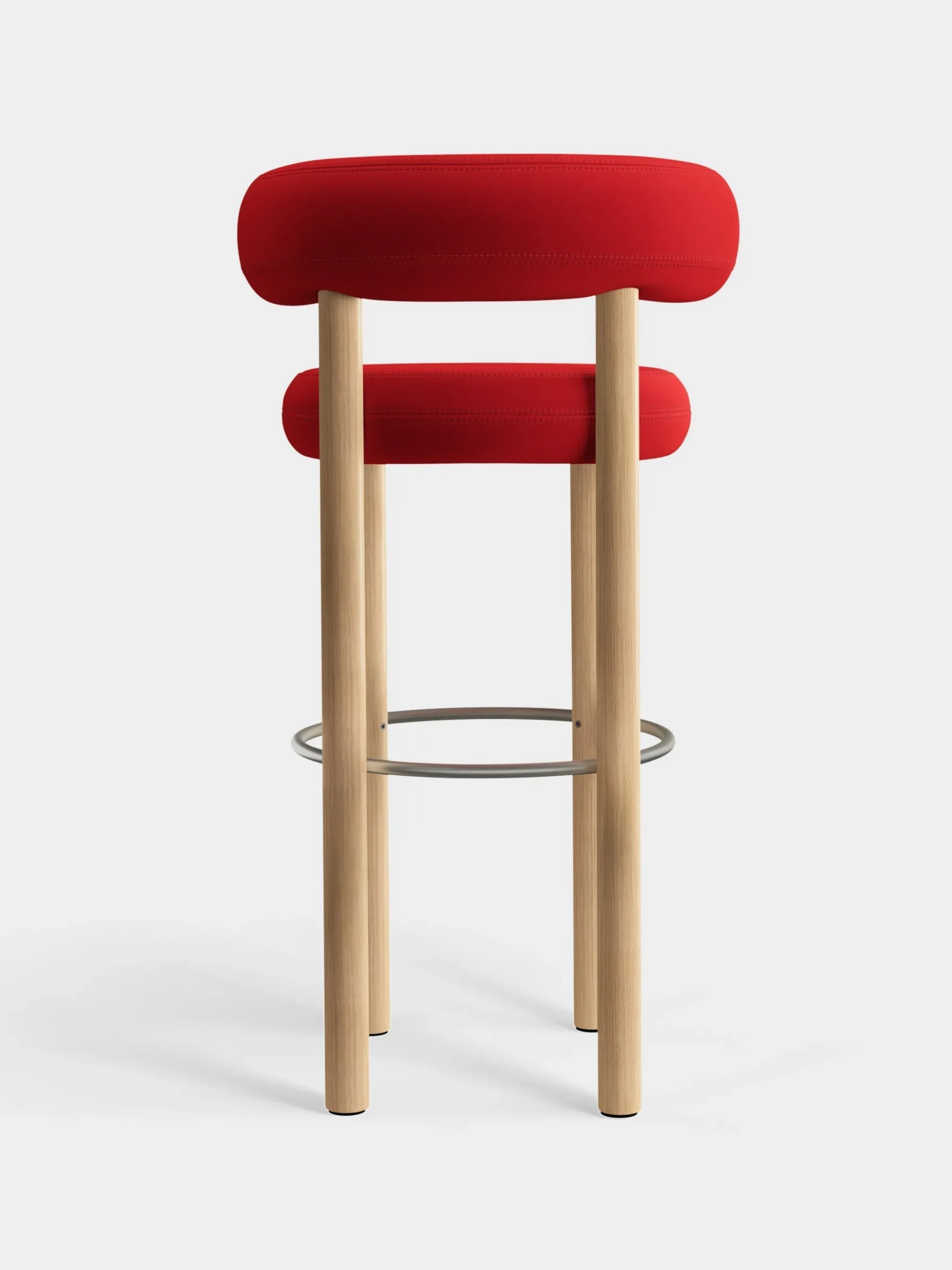 Tom Dixon Bar & Counter Stools*Fat Natural Wood 75cm Bar Stool