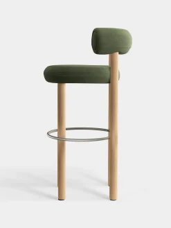 Tom Dixon Bar & Counter Stools*Fat Natural Wood 75cm Bar Stool