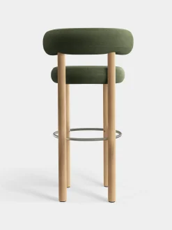 Tom Dixon Bar & Counter Stools*Fat Natural Wood 75cm Bar Stool