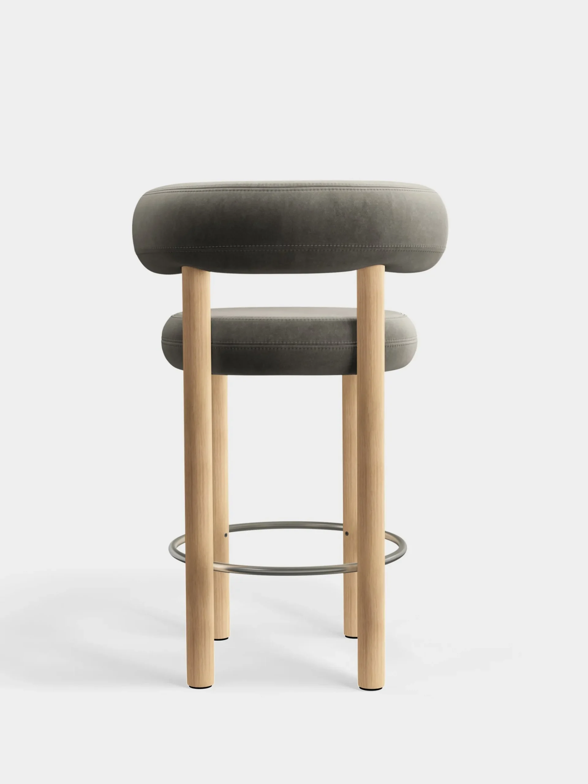 Tom Dixon Bar & Counter Stools*Fat Natural Wood 65cm Counter Stool