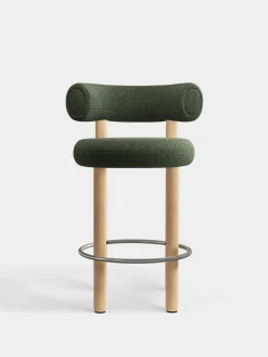 Tom Dixon Bar & Counter Stools*Fat Natural Wood 65cm Counter Stool