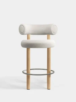 Tom Dixon Bar & Counter Stools*Fat Natural Wood 65cm Counter Stool