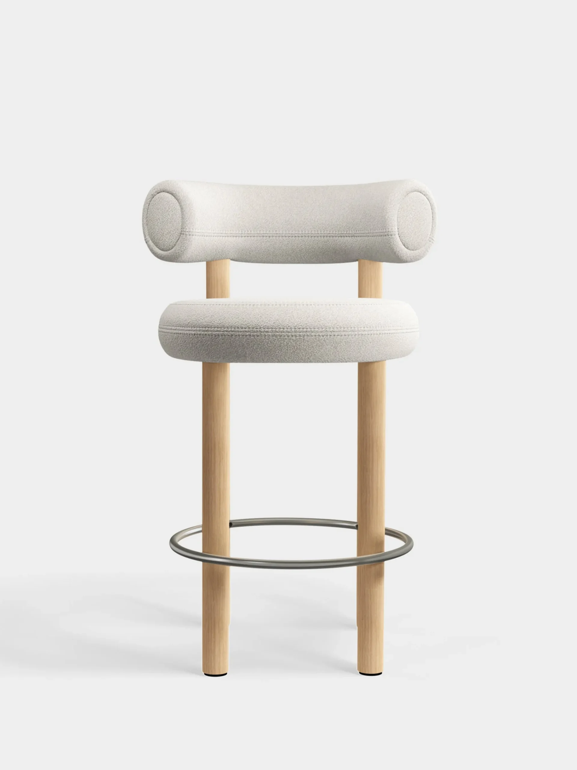 Tom Dixon Bar & Counter Stools*Fat Natural Wood 65cm Counter Stool