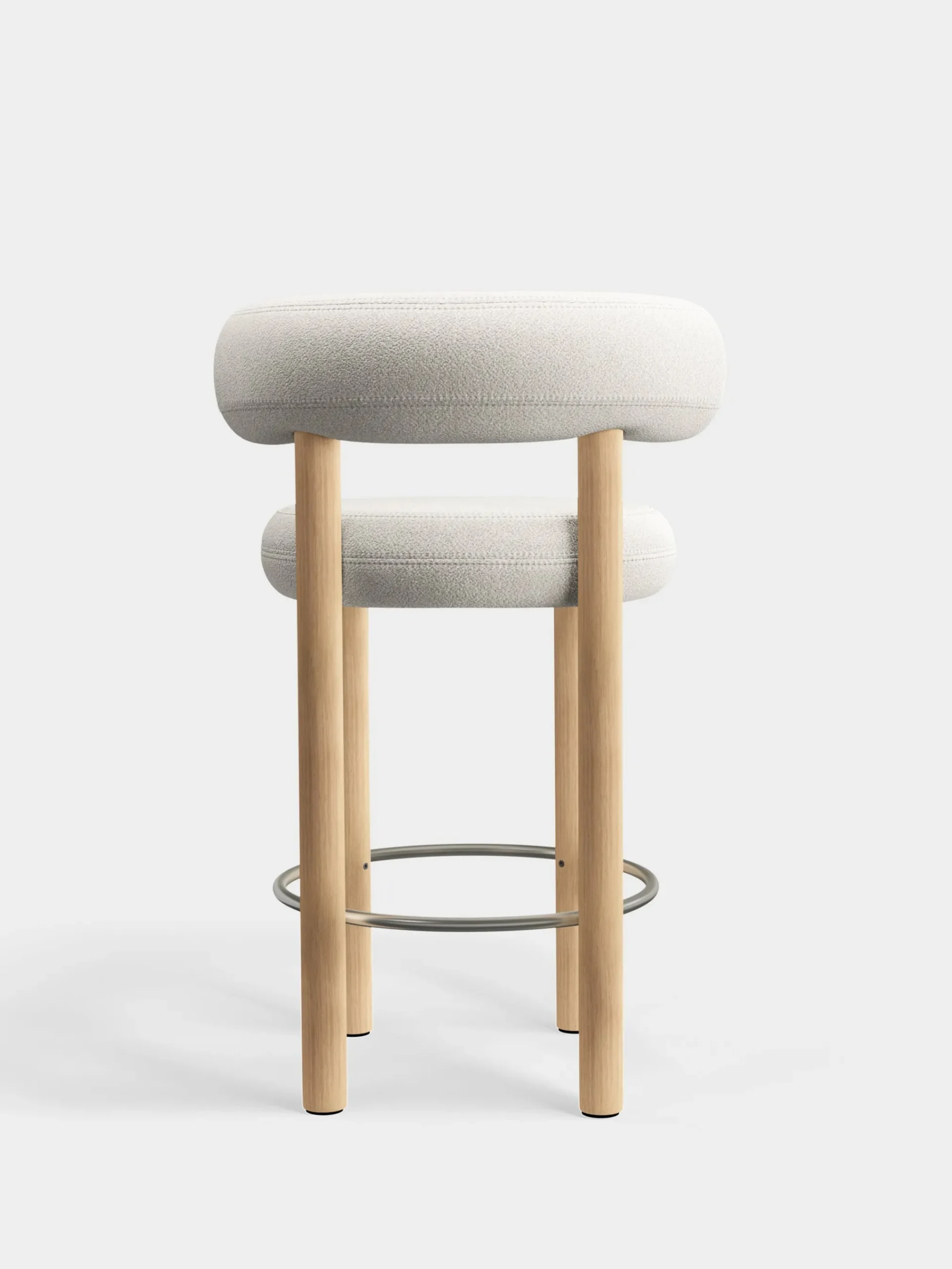 Tom Dixon Bar & Counter Stools*Fat Natural Wood 65cm Counter Stool