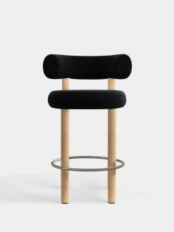 Tom Dixon Bar & Counter Stools*Fat Natural Wood 65cm Counter Stool