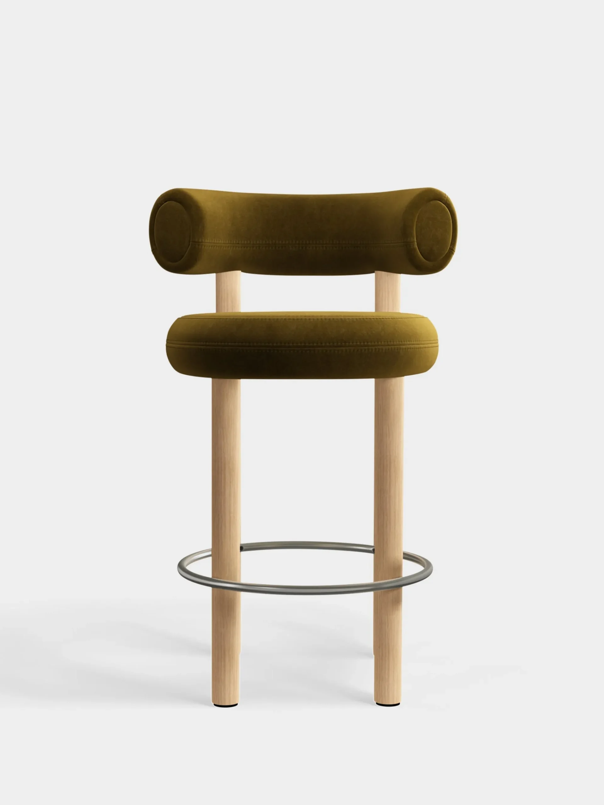 Tom Dixon Bar & Counter Stools*Fat Natural Wood 65cm Counter Stool