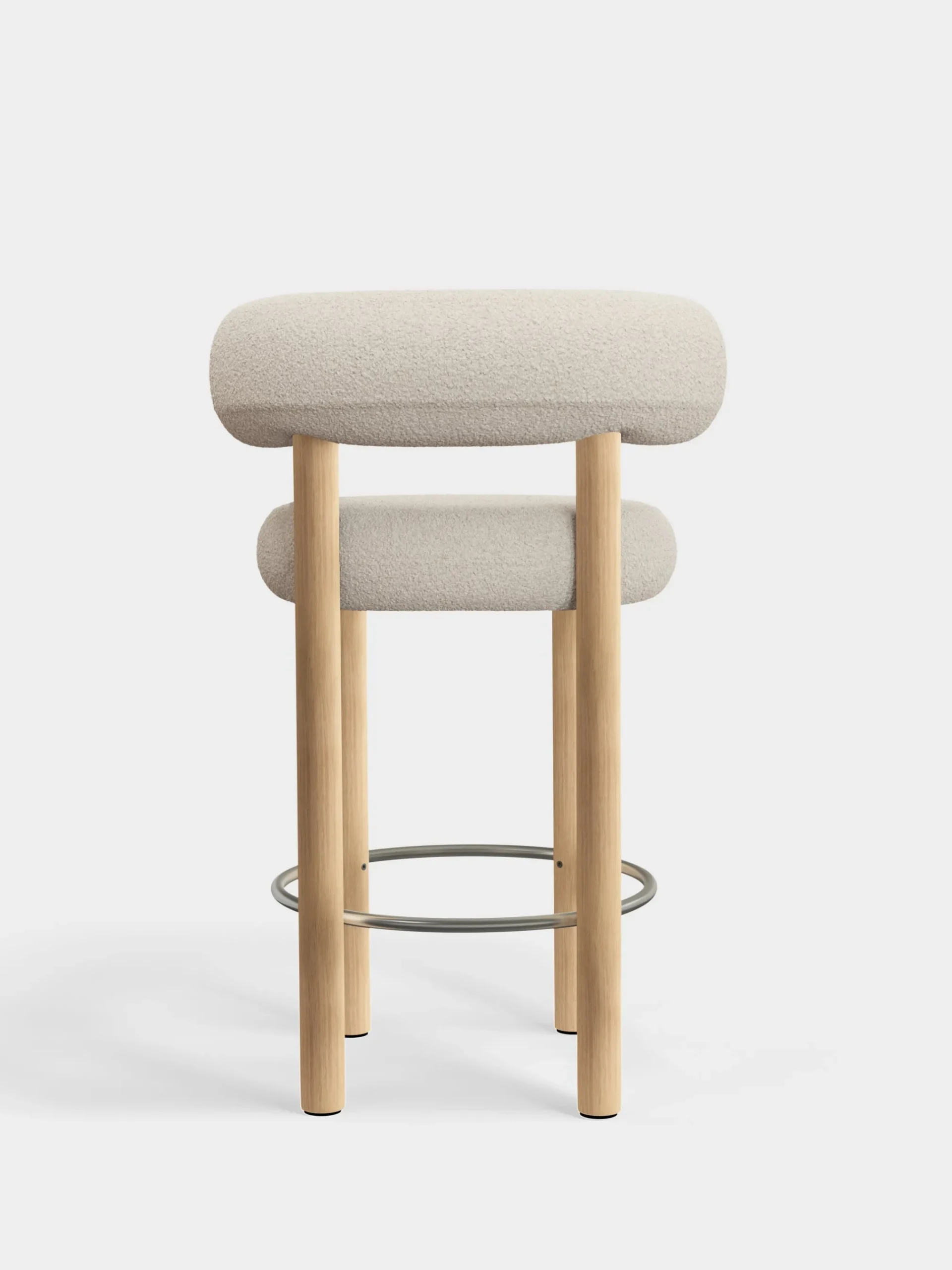 Tom Dixon Bar & Counter Stools*Fat Natural Wood 65cm Counter Stool
