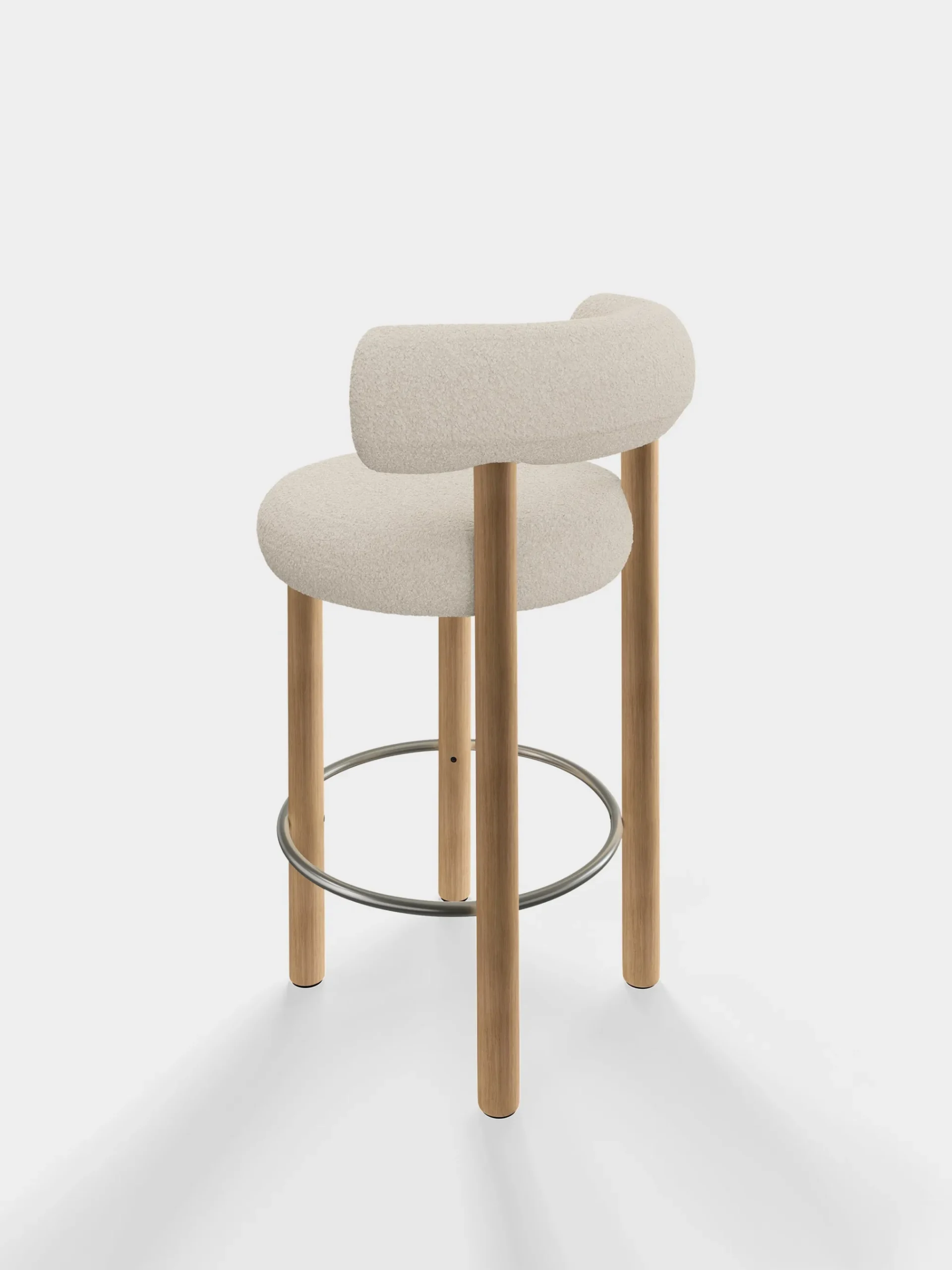 Tom Dixon Bar & Counter Stools*Fat Natural Wood 65cm Counter Stool