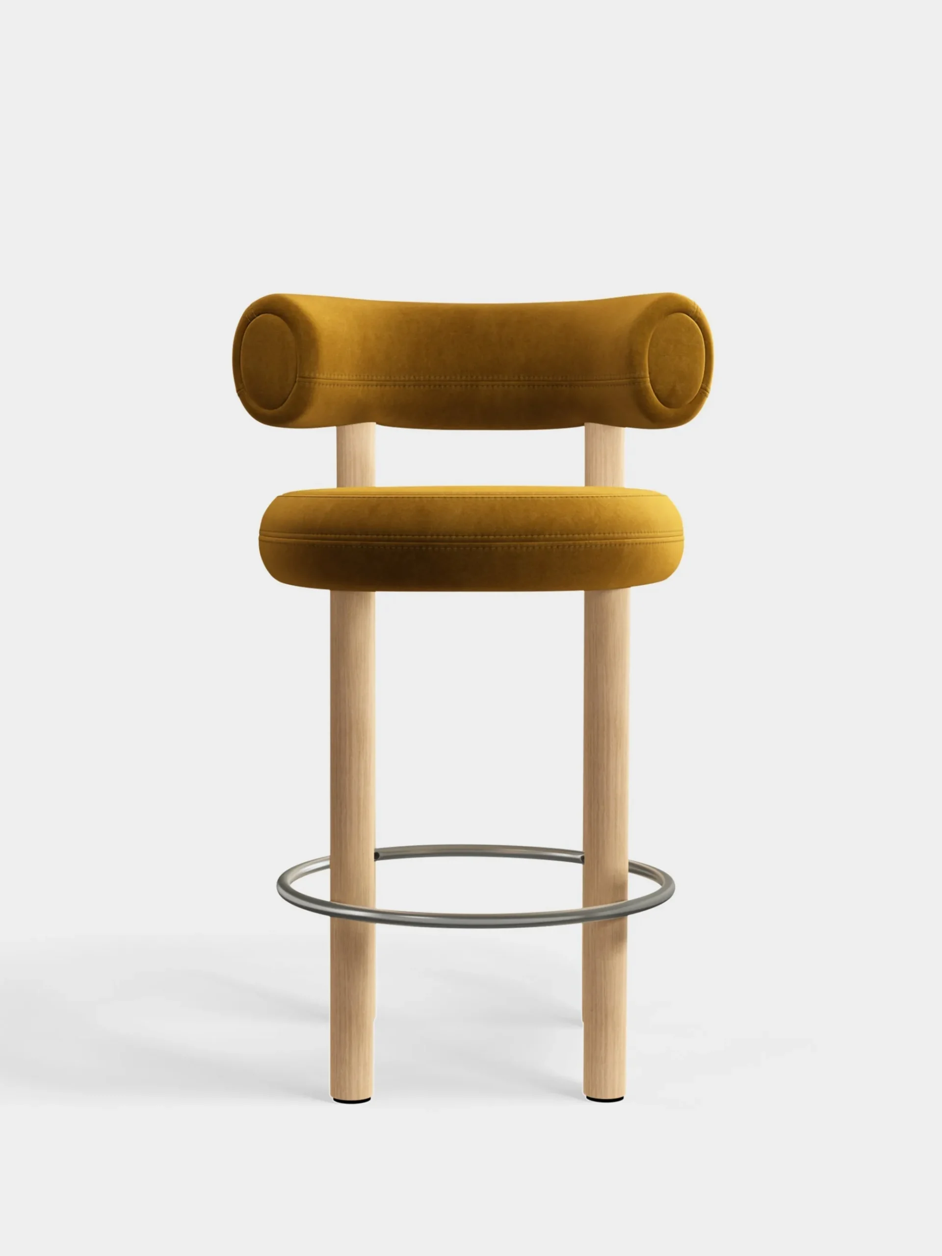 Tom Dixon Bar & Counter Stools*Fat Natural Wood 65cm Counter Stool