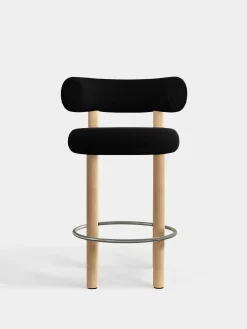 Tom Dixon Bar & Counter Stools*Fat Natural Wood 65cm Counter Stool