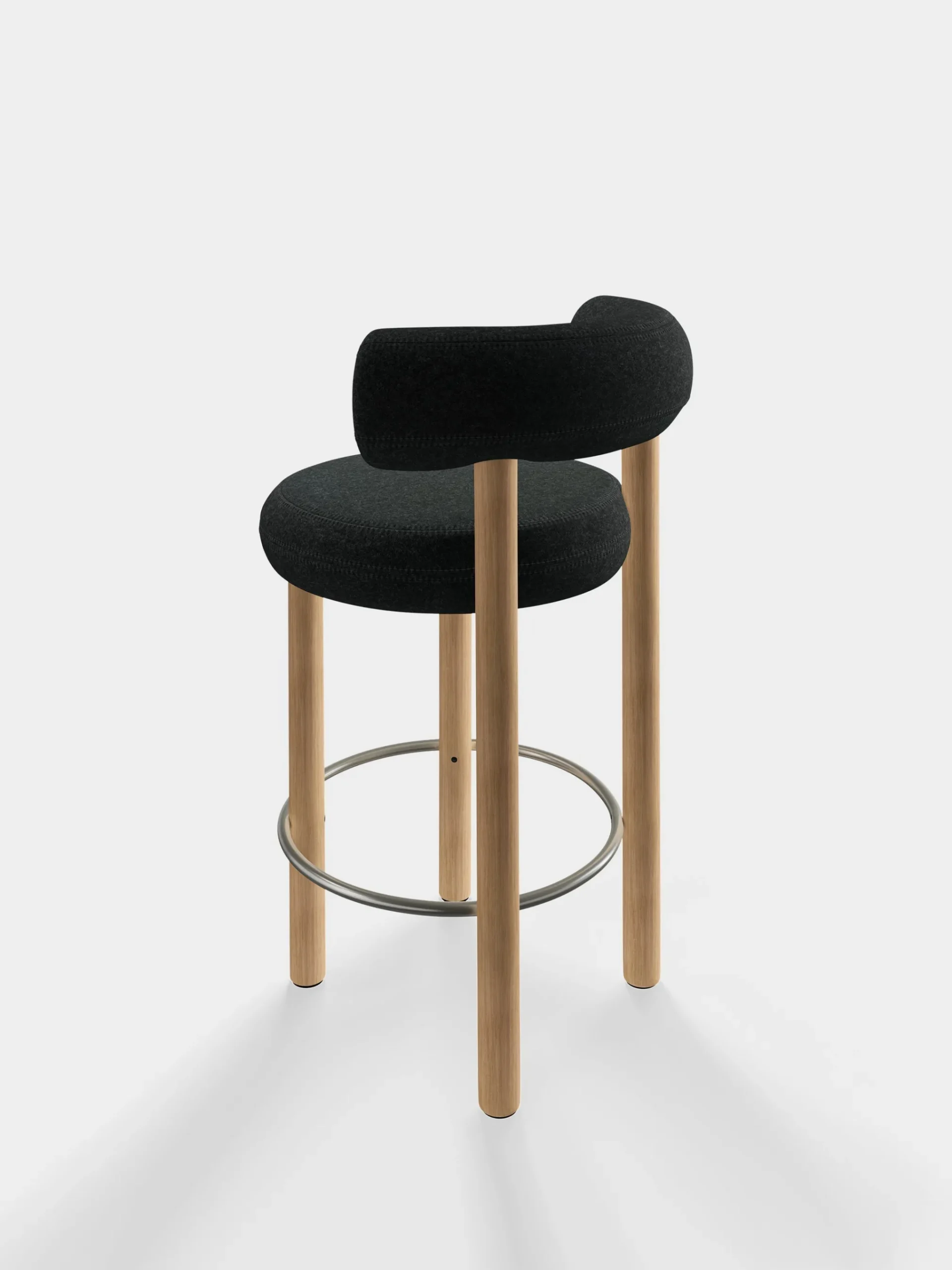 Tom Dixon Bar & Counter Stools*Fat Natural Wood 65cm Counter Stool