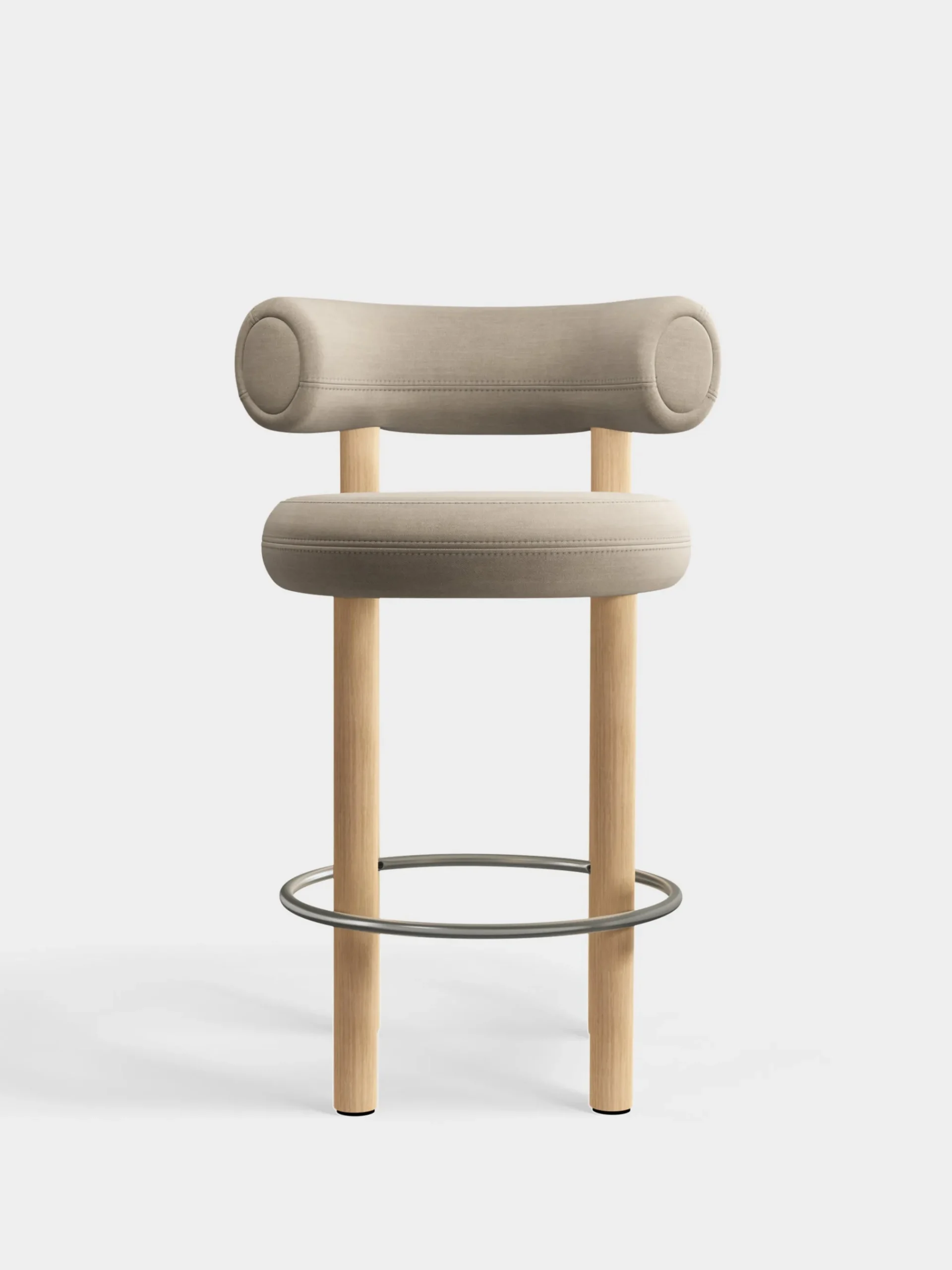Tom Dixon Bar & Counter Stools*Fat Natural Wood 65cm Counter Stool