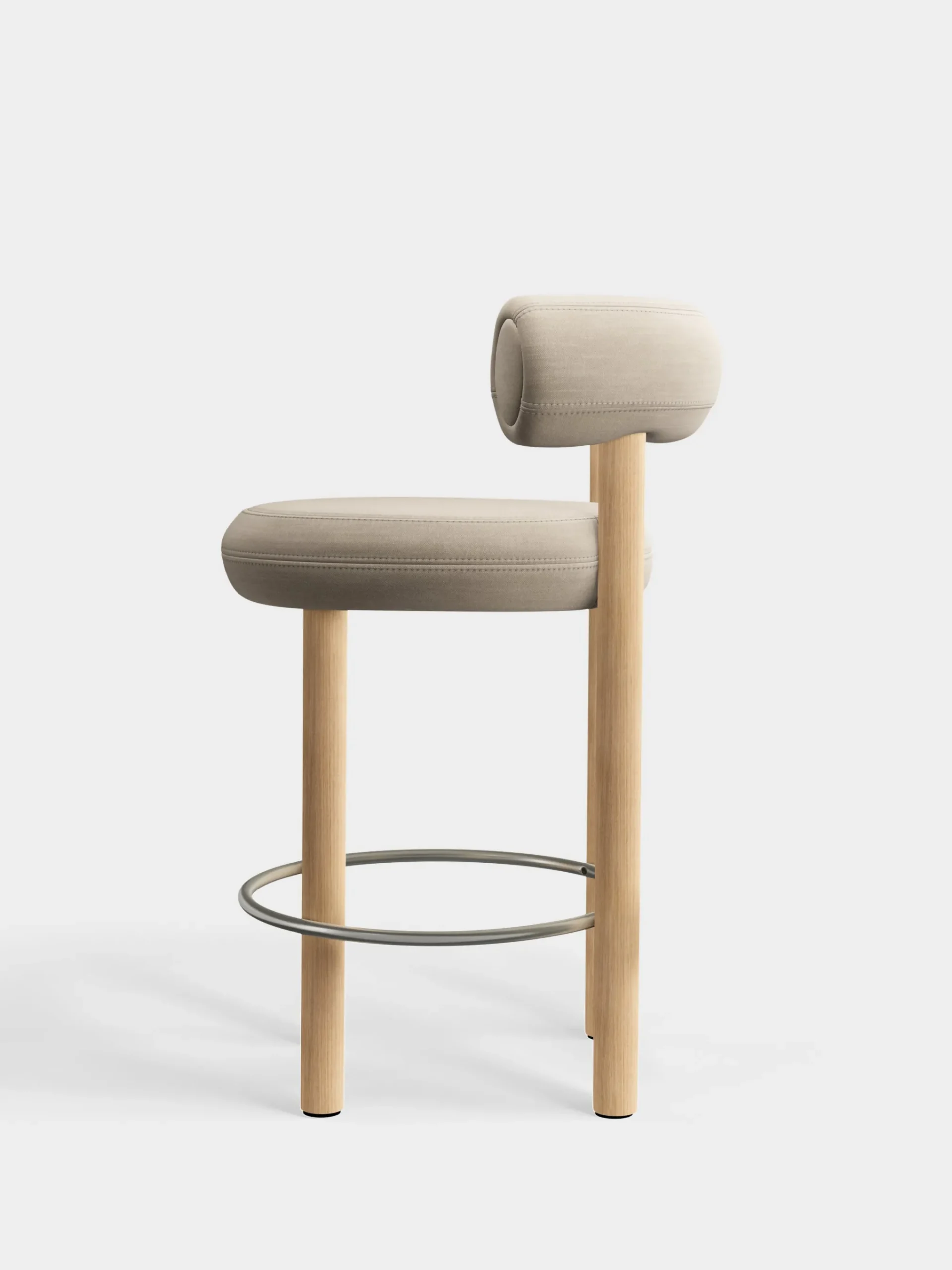 Tom Dixon Bar & Counter Stools*Fat Natural Wood 65cm Counter Stool