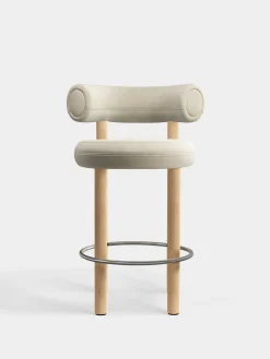 Tom Dixon Bar & Counter Stools*Fat Natural Wood 65cm Counter Stool