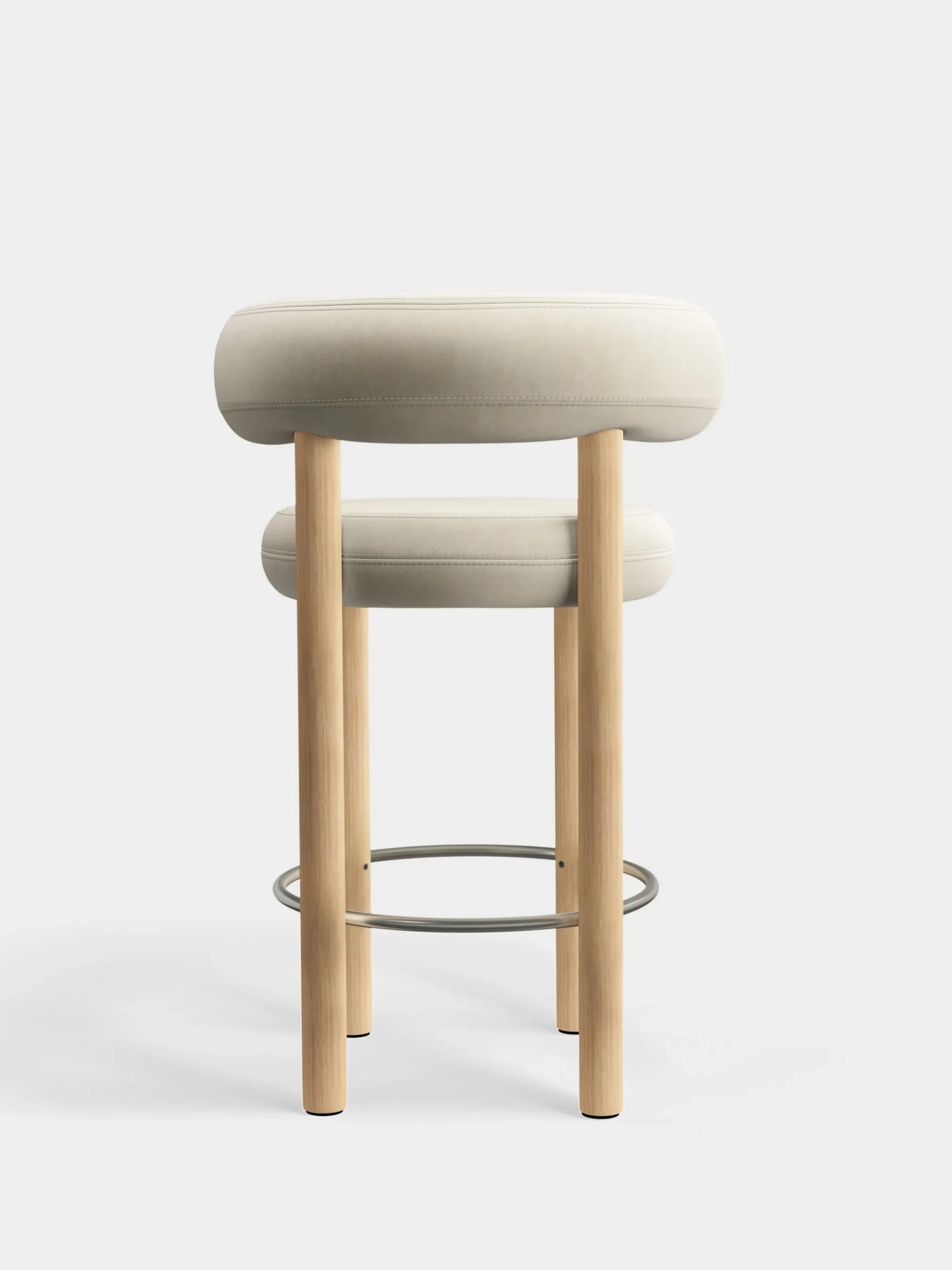 Tom Dixon Bar & Counter Stools*Fat Natural Wood 65cm Counter Stool
