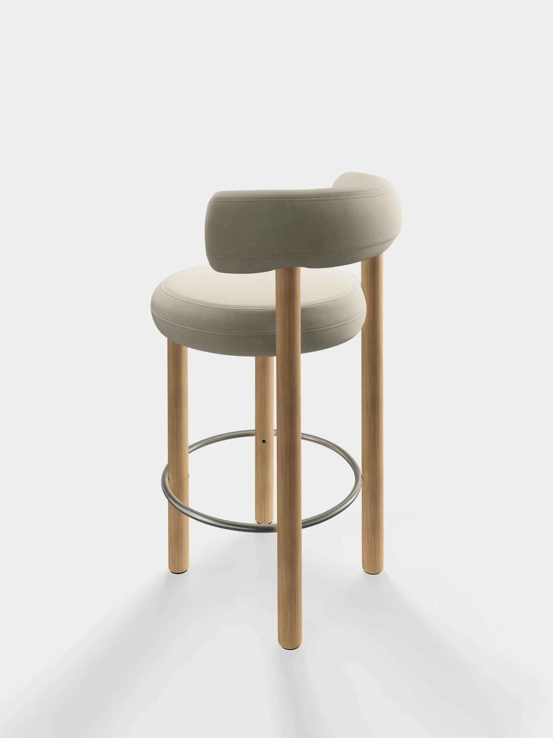 Tom Dixon Bar & Counter Stools*Fat Natural Wood 65cm Counter Stool