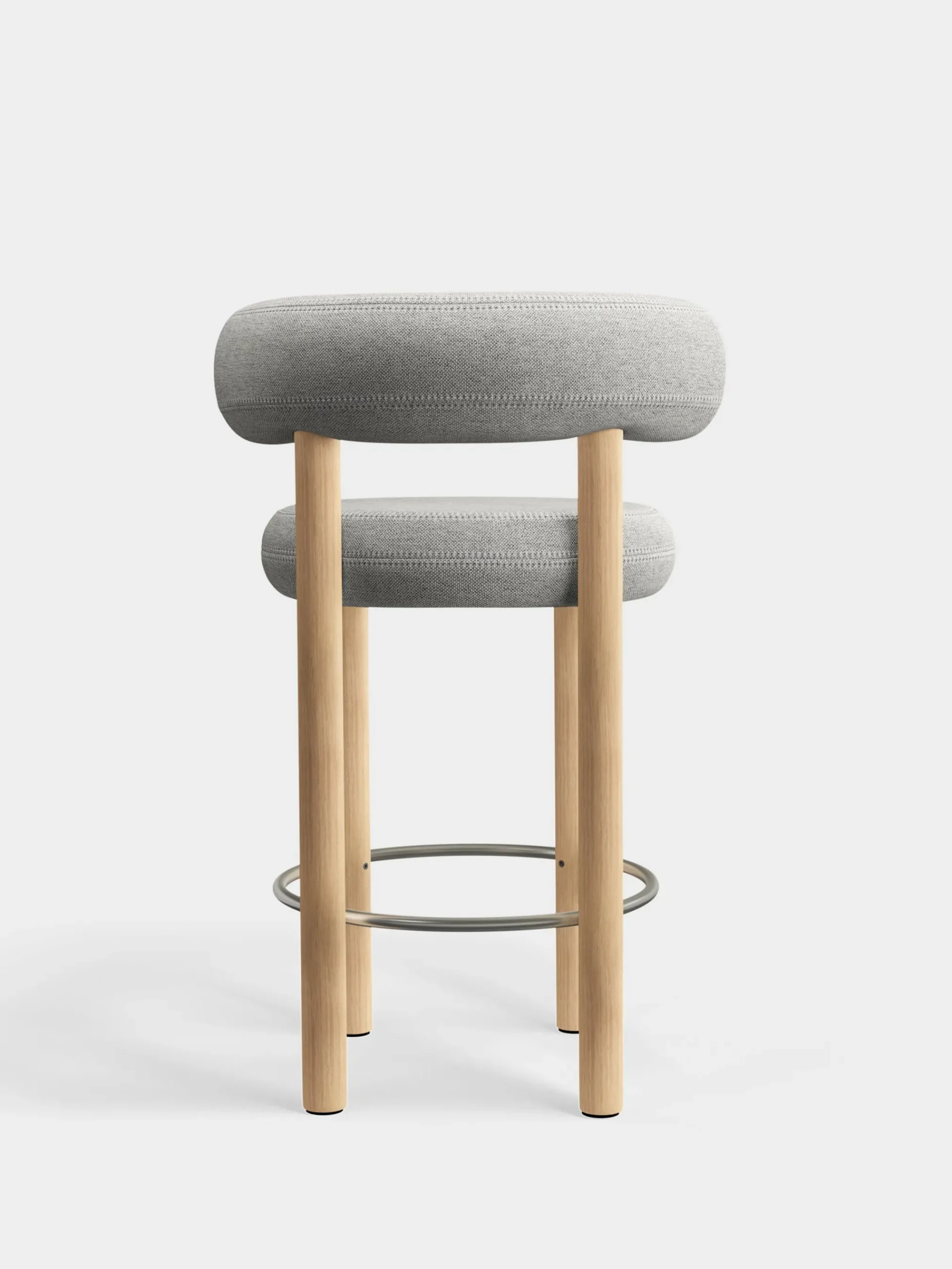 Tom Dixon Bar & Counter Stools*Fat Natural Wood 65cm Counter Stool