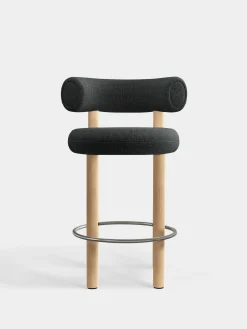 Tom Dixon Bar & Counter Stools*Fat Natural Wood 65cm Counter Stool