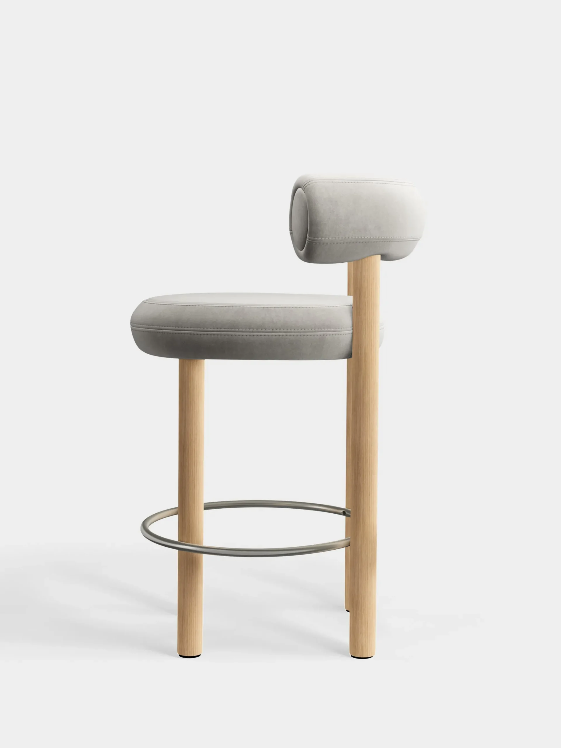 Tom Dixon Bar & Counter Stools*Fat Natural Wood 65cm Counter Stool