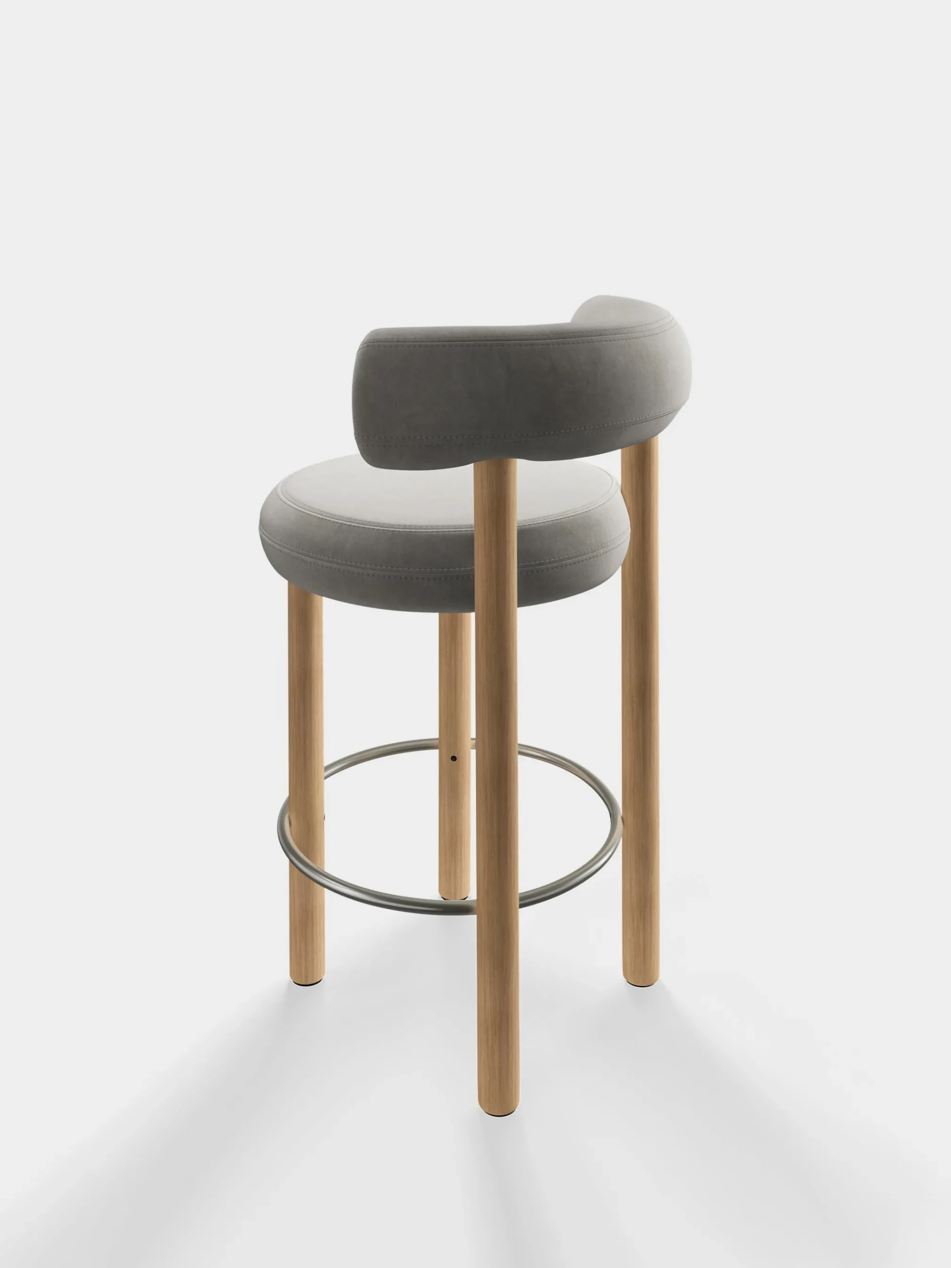 Tom Dixon Bar & Counter Stools*Fat Natural Wood 65cm Counter Stool