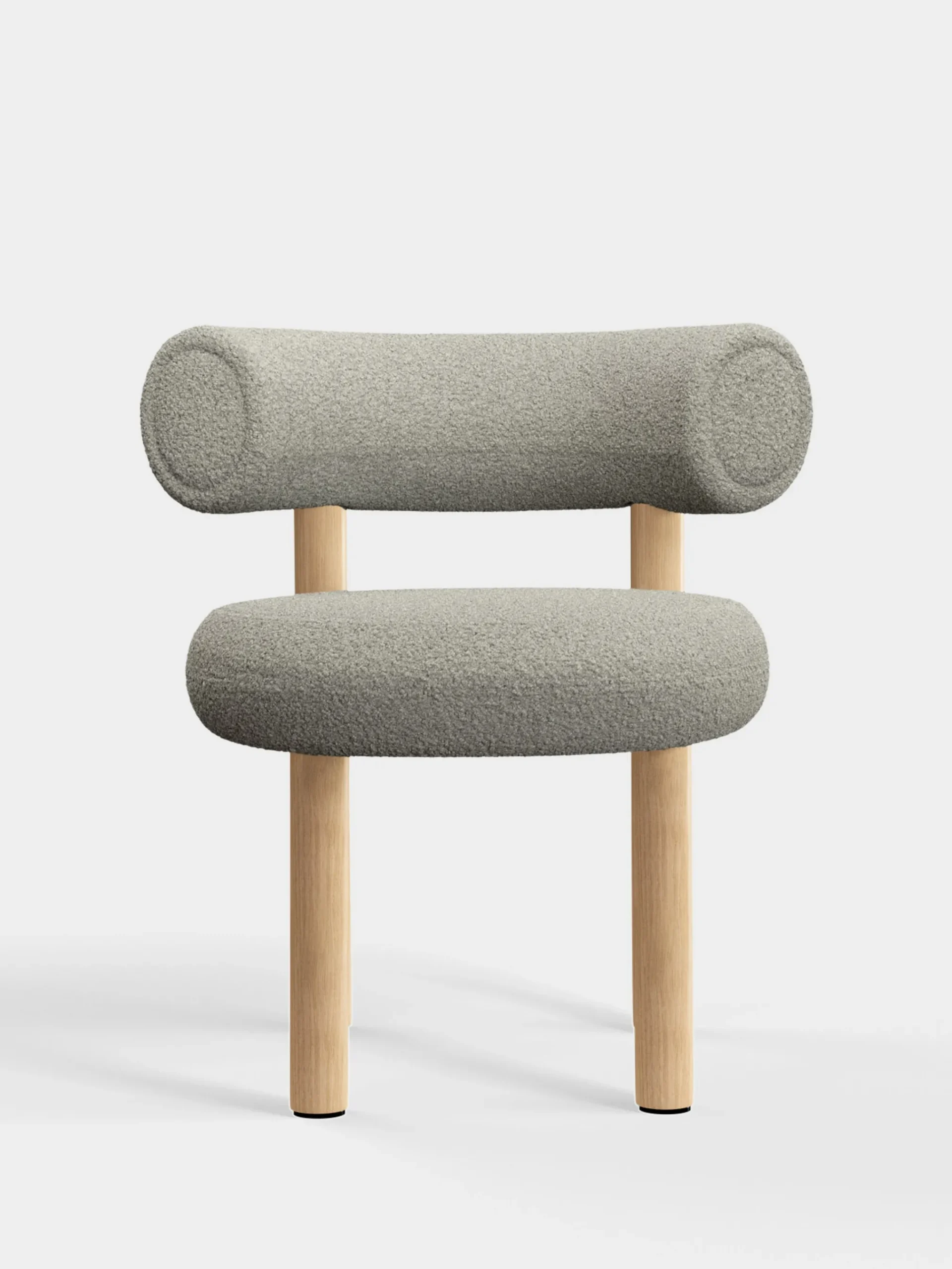 Tom Dixon Dining Chairs*Fat Natural Wood Dining Chair