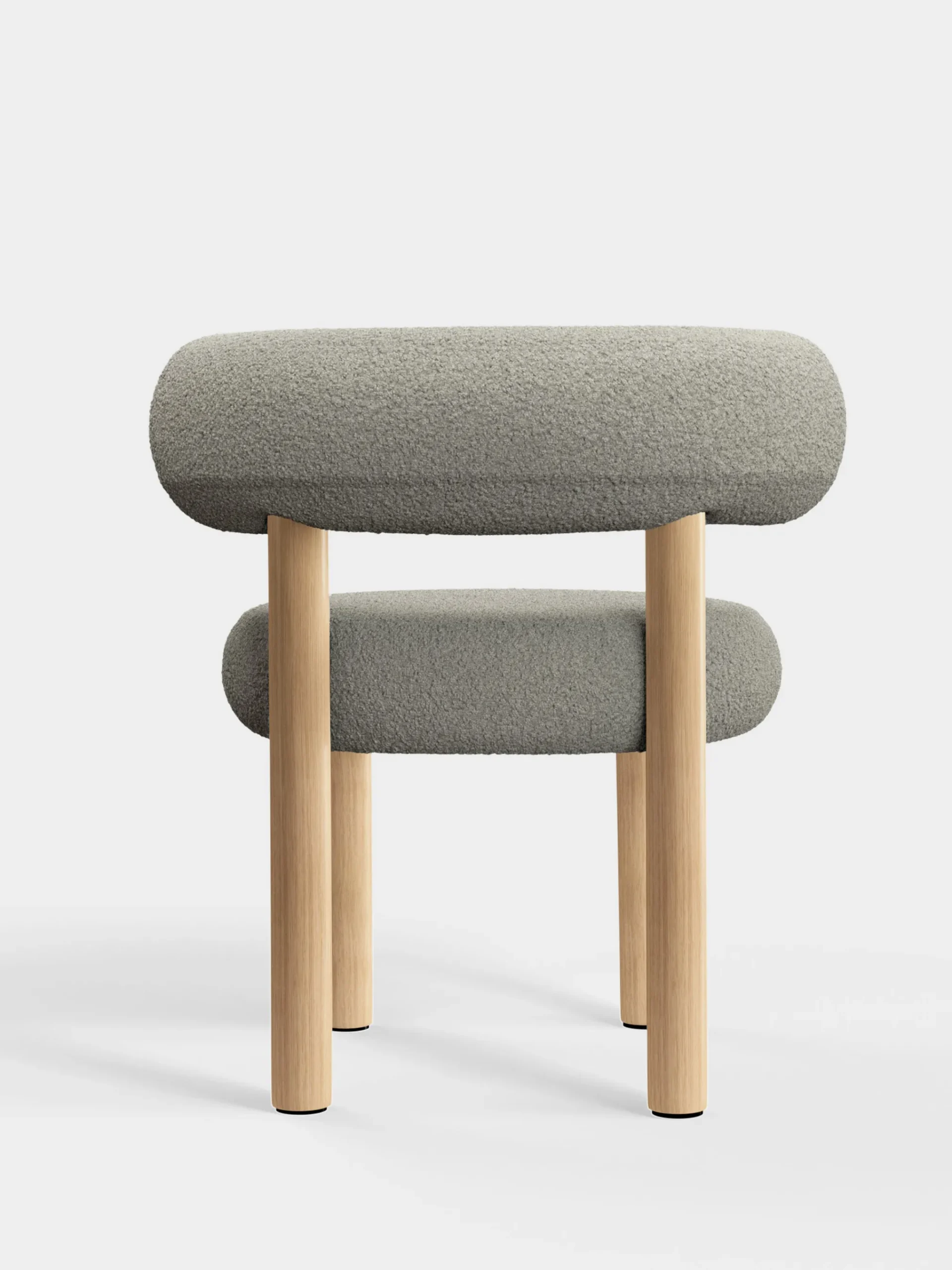 Tom Dixon Dining Chairs*Fat Natural Wood Dining Chair
