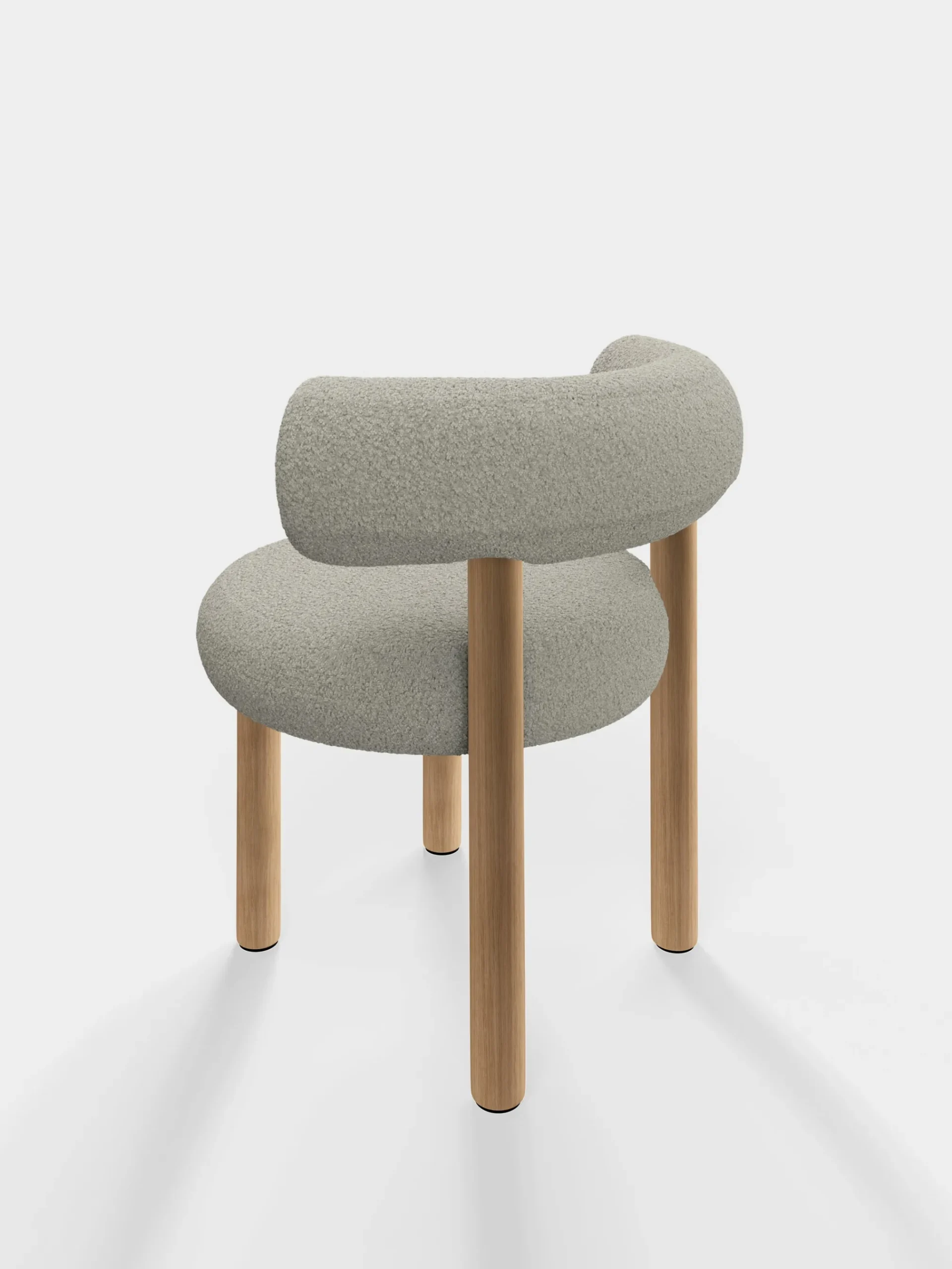 Tom Dixon Dining Chairs*Fat Natural Wood Dining Chair