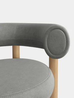 Tom Dixon Dining Chairs*Fat Natural Wood Dining Chair