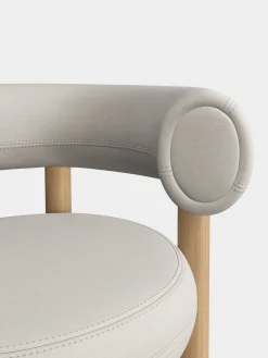 Tom Dixon Dining Chairs*Fat Natural Wood Dining Chair