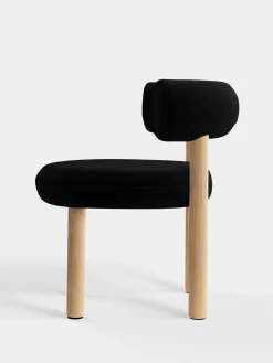 Tom Dixon Dining Chairs*Fat Natural Wood Dining Chair