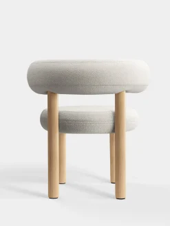 Tom Dixon Dining Chairs*Fat Natural Wood Dining Chair