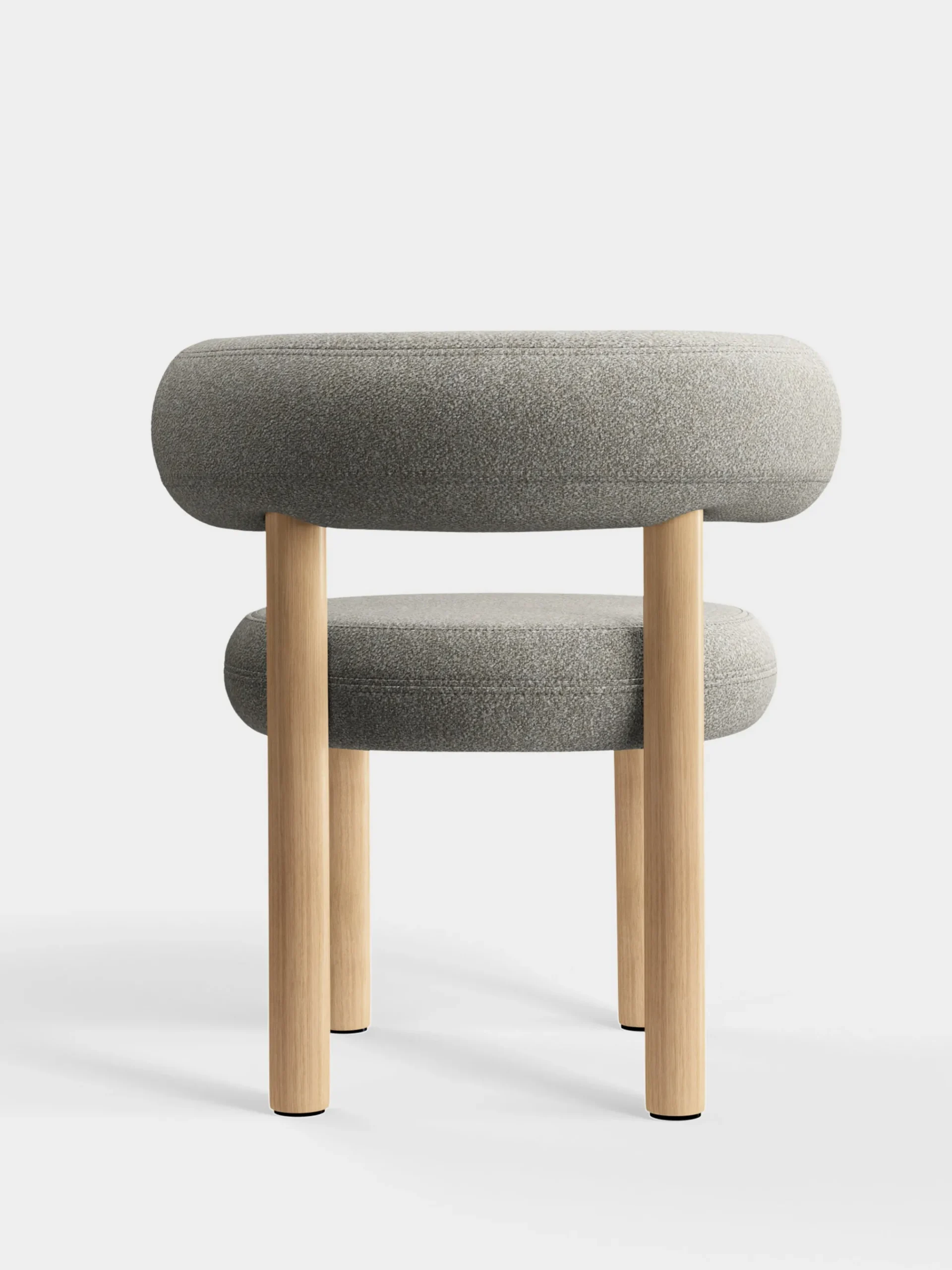Tom Dixon Dining Chairs*Fat Natural Wood Dining Chair