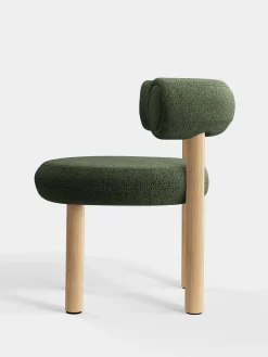 Tom Dixon Dining Chairs*Fat Natural Wood Dining Chair