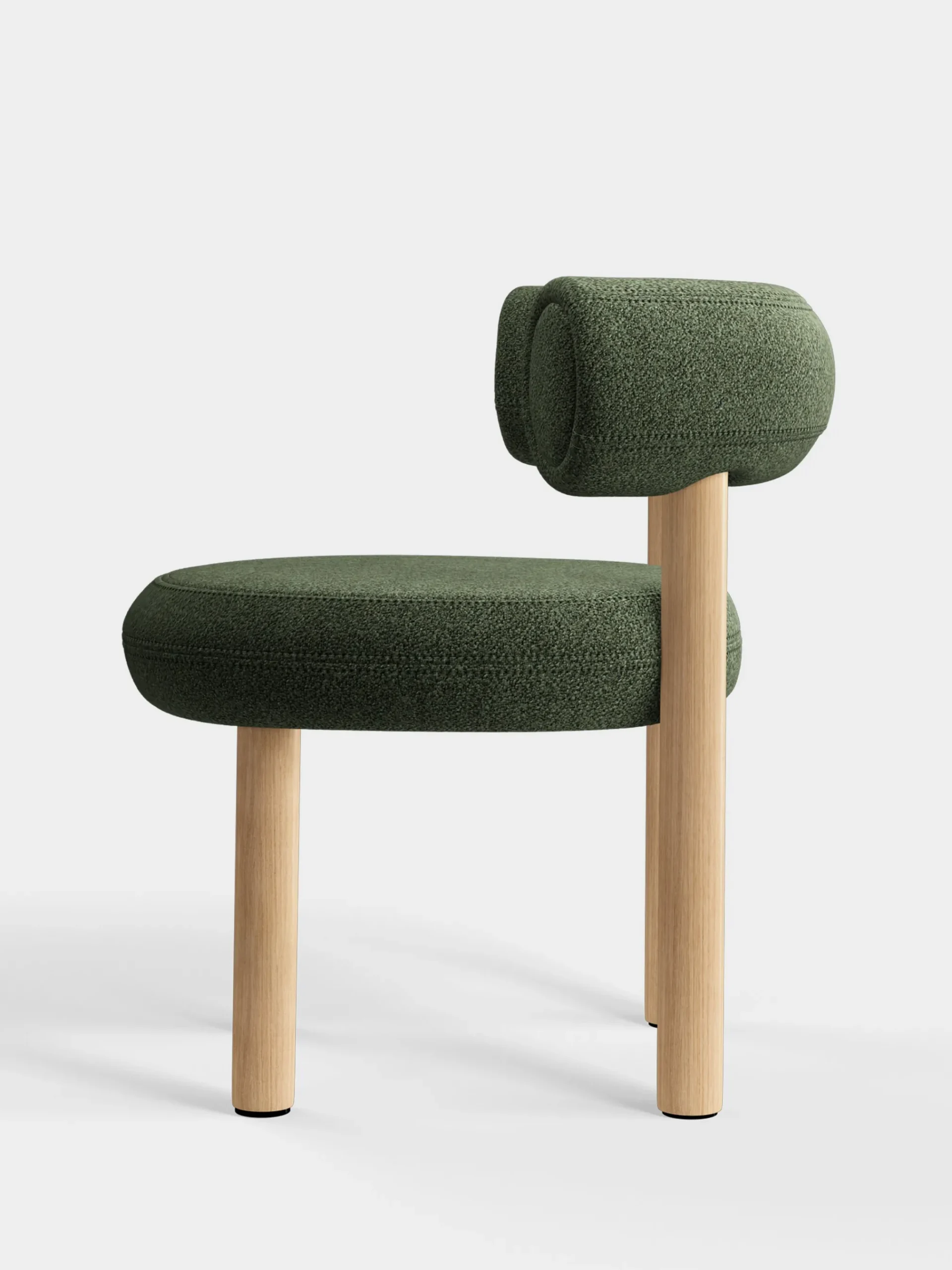 Tom Dixon Dining Chairs*Fat Natural Wood Dining Chair