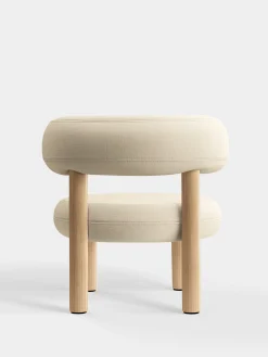 Tom Dixon Lounge Chairs*Fat Natural Wood Lounge Chair