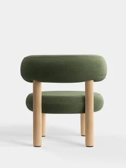 Tom Dixon Lounge Chairs*Fat Natural Wood Lounge Chair