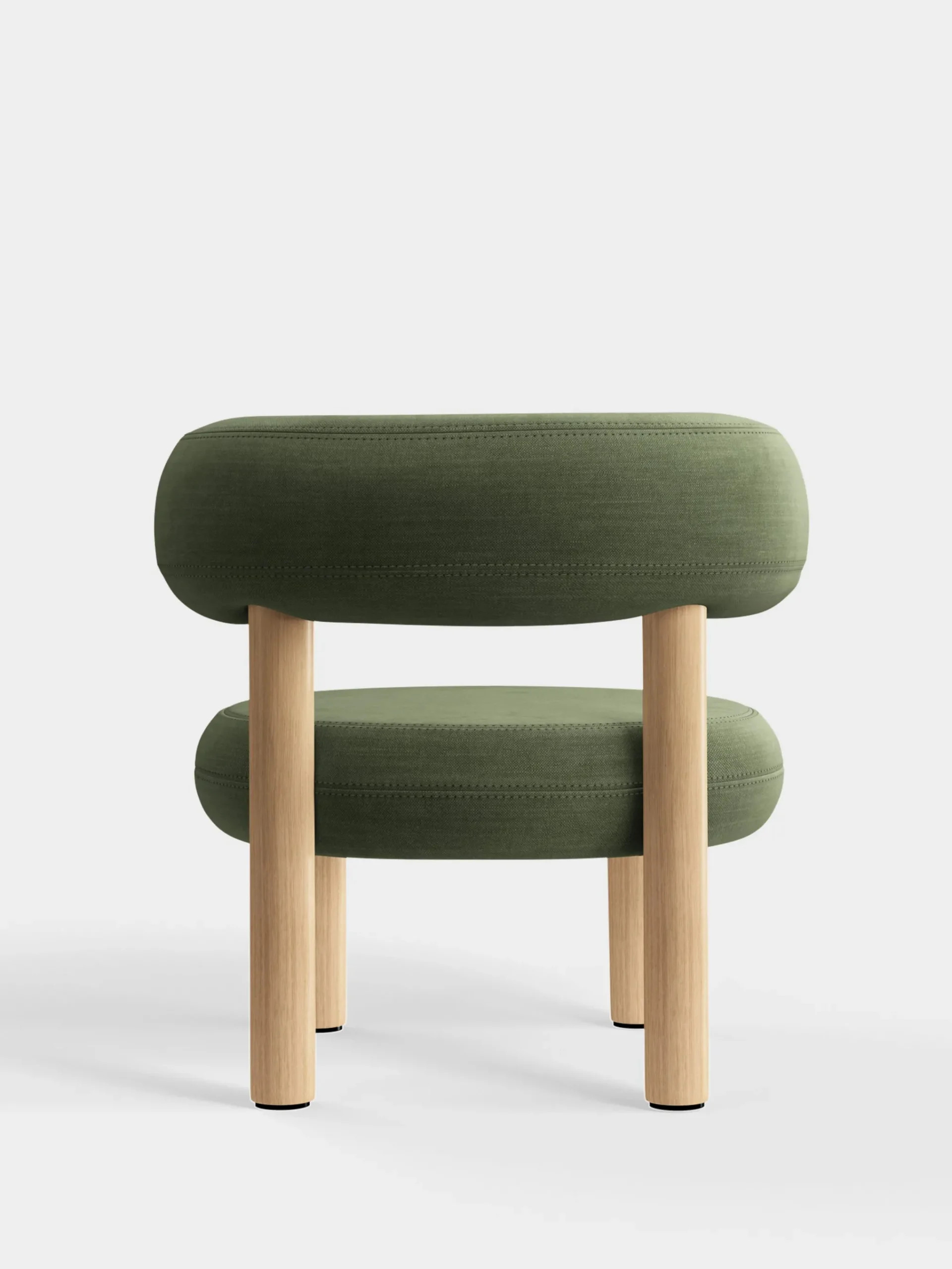 Tom Dixon Lounge Chairs*Fat Natural Wood Lounge Chair