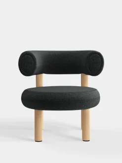 Tom Dixon Lounge Chairs*Fat Natural Wood Lounge Chair