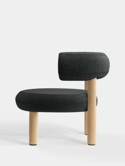 Tom Dixon Lounge Chairs*Fat Natural Wood Lounge Chair