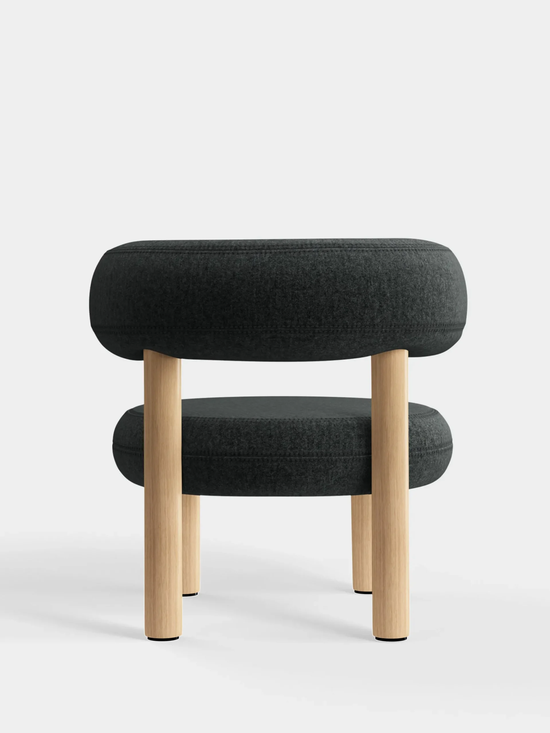 Tom Dixon Lounge Chairs*Fat Natural Wood Lounge Chair