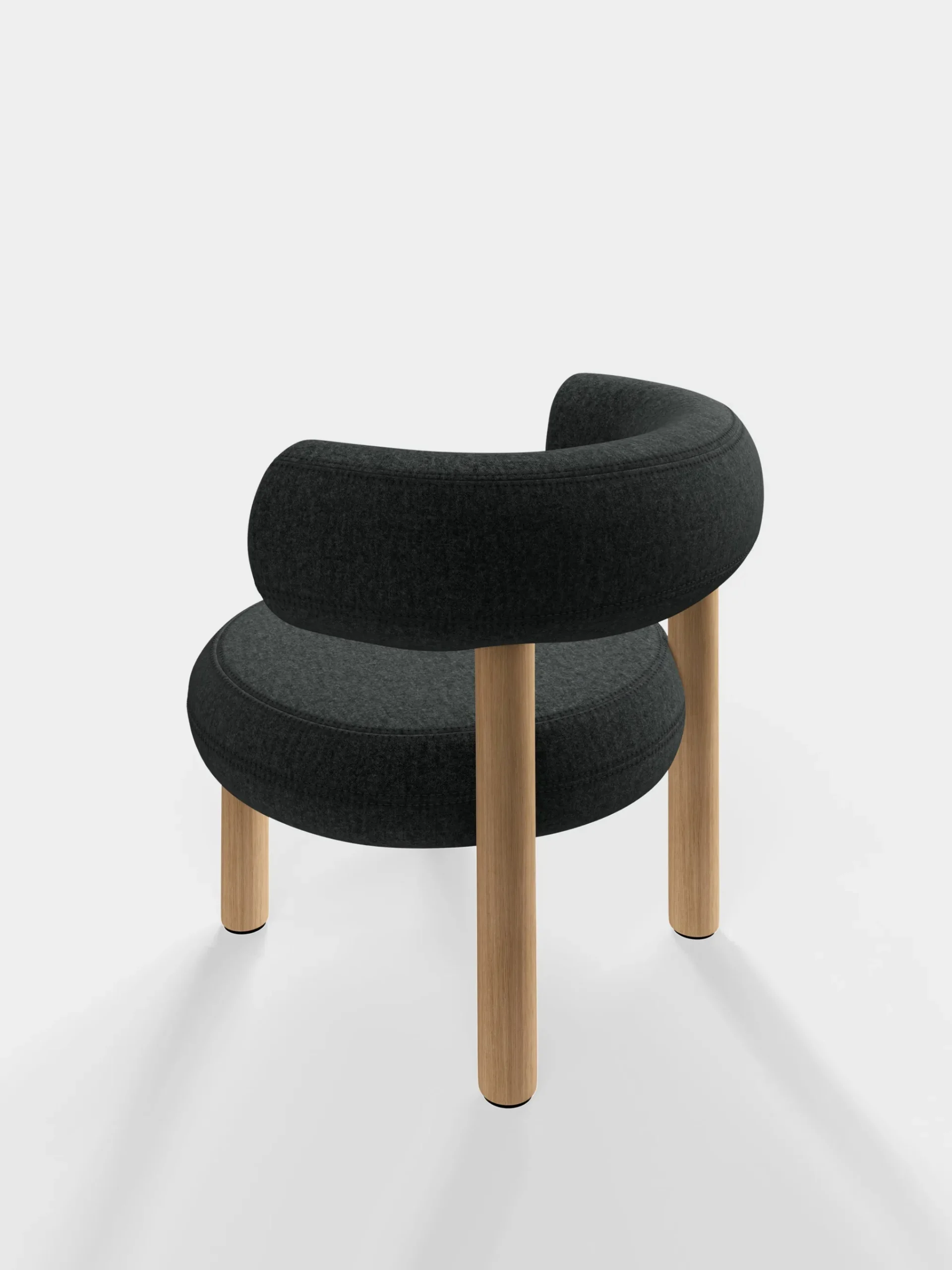 Tom Dixon Lounge Chairs*Fat Natural Wood Lounge Chair