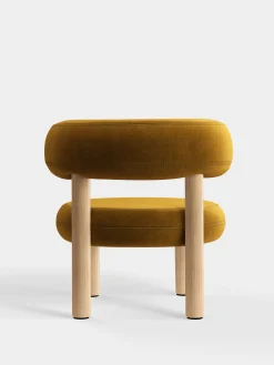 Tom Dixon Lounge Chairs*Fat Natural Wood Lounge Chair