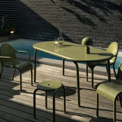 Tom Dixon Outdoors*Groove Obround Table