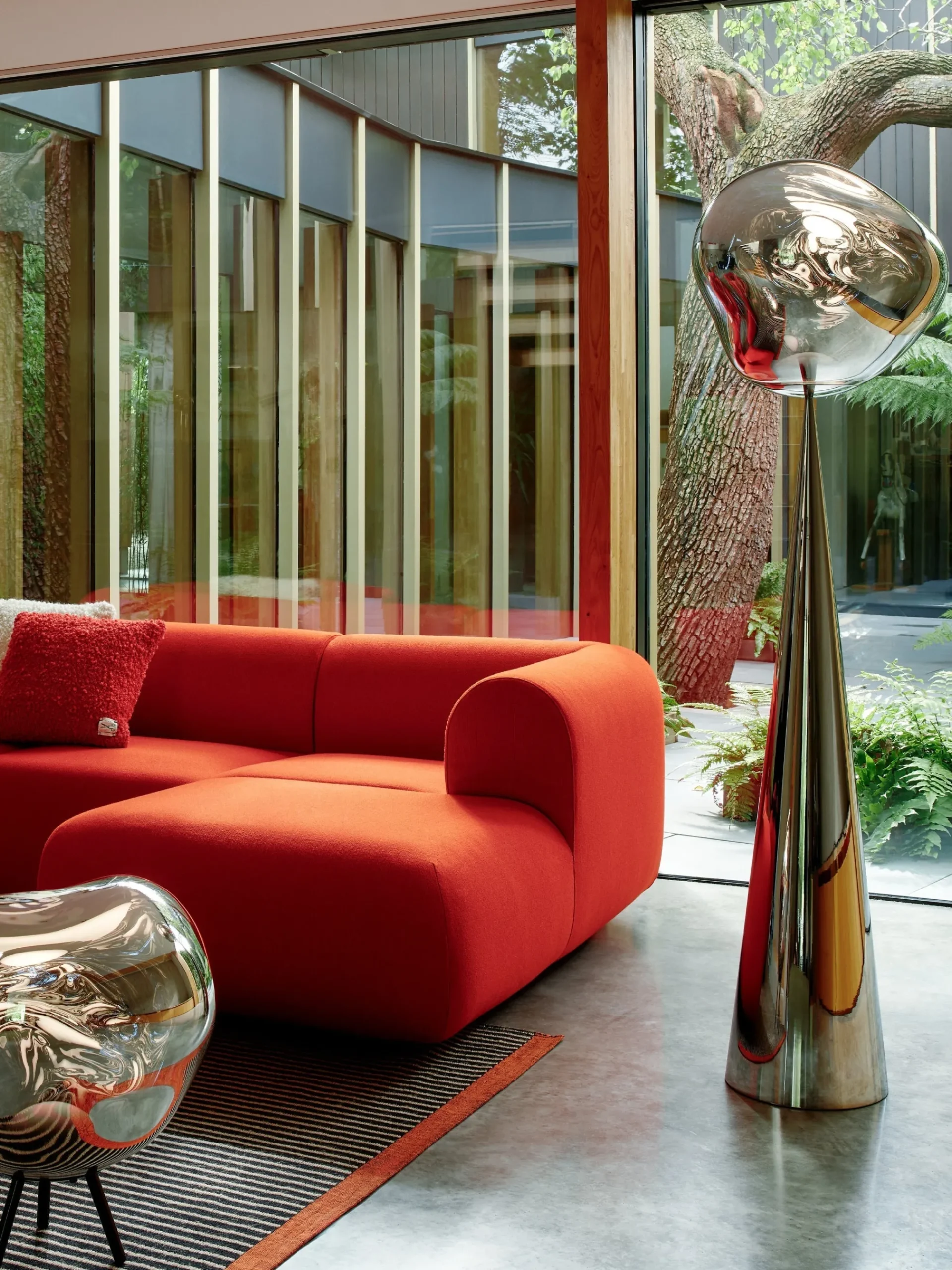 Tom Dixon Floor Lights*Melt Cone Fat Floor Light
