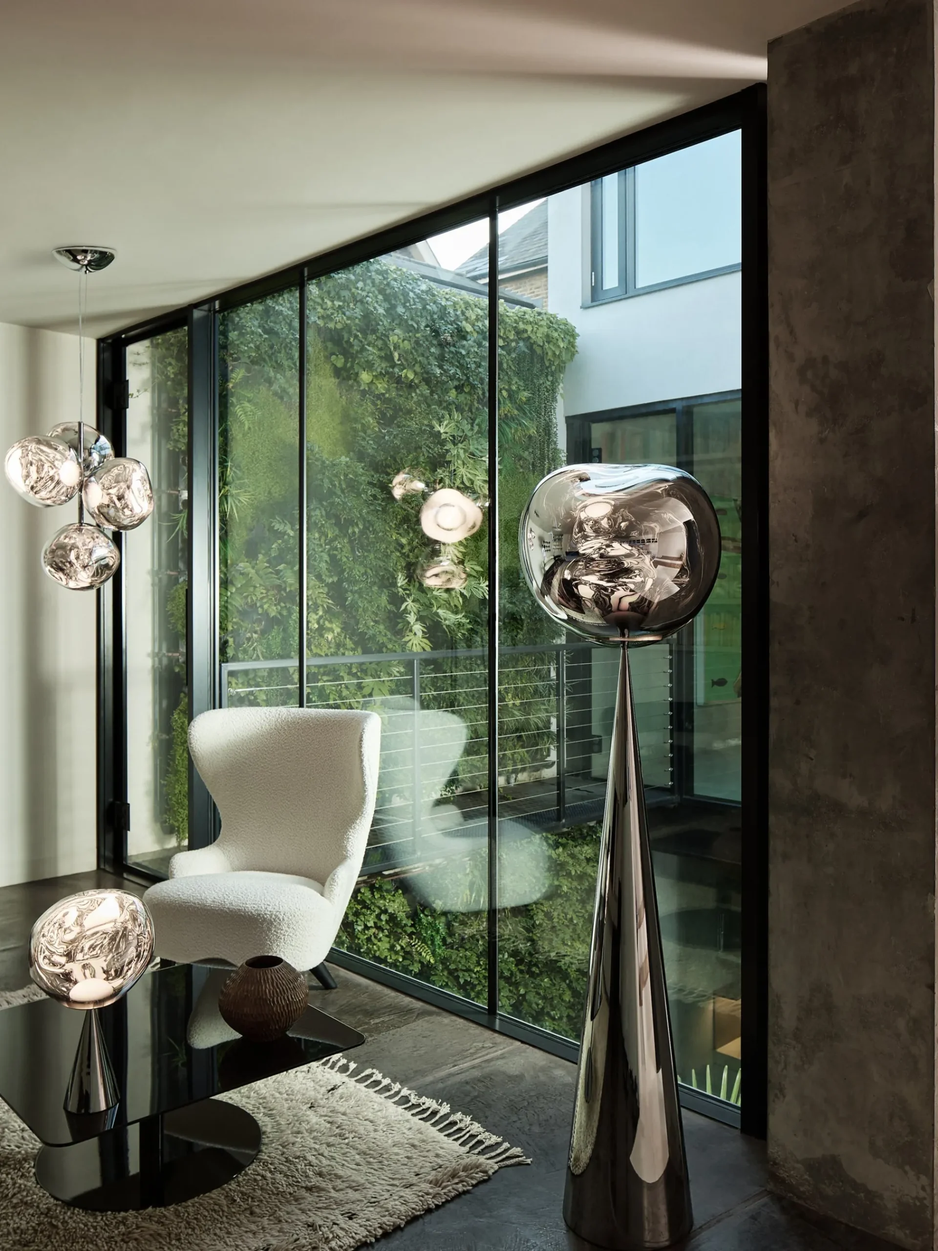 Tom Dixon Floor Lights*Melt Cone Fat Floor Light