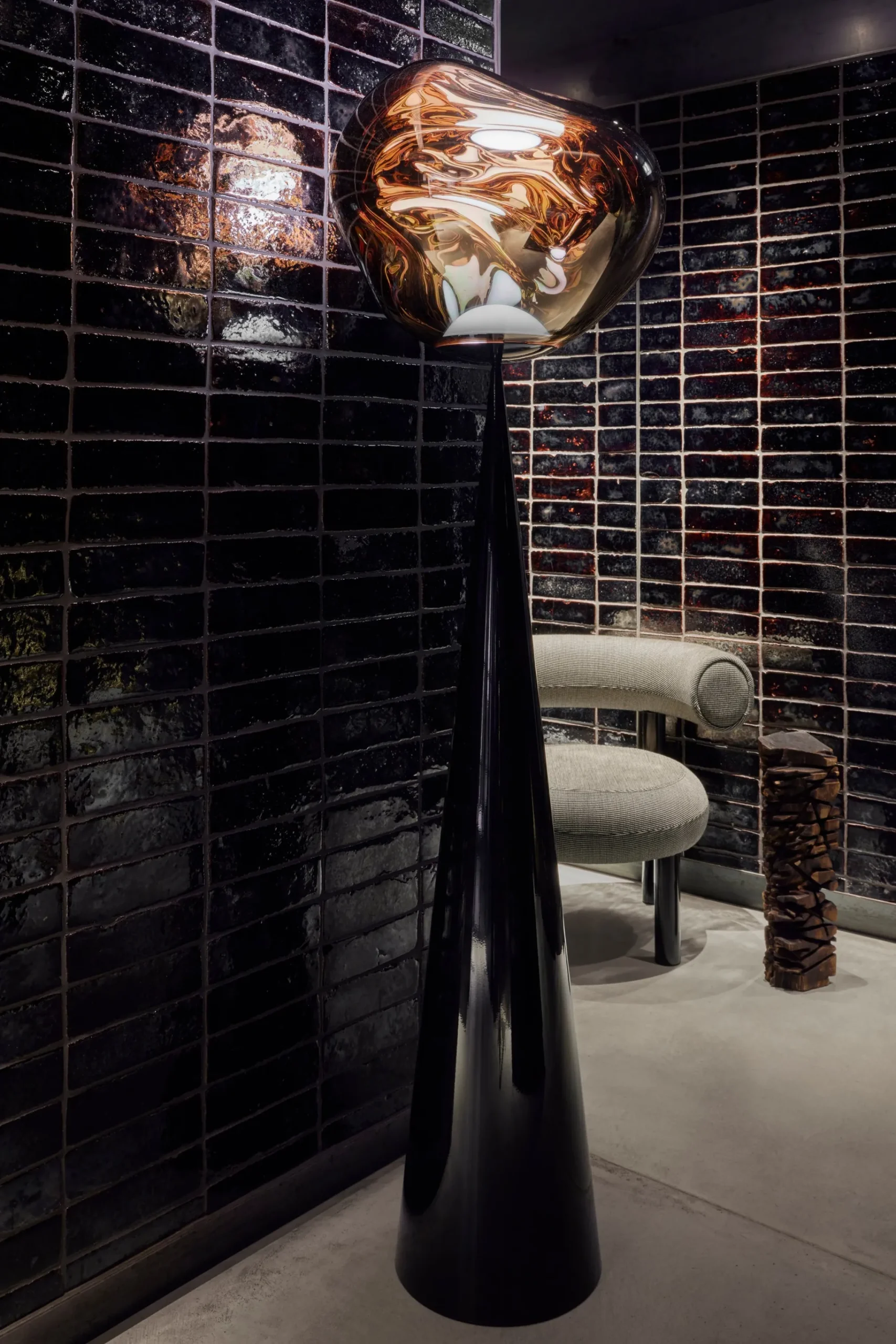 Tom Dixon Floor Lights*Melt Cone Fat Floor Light