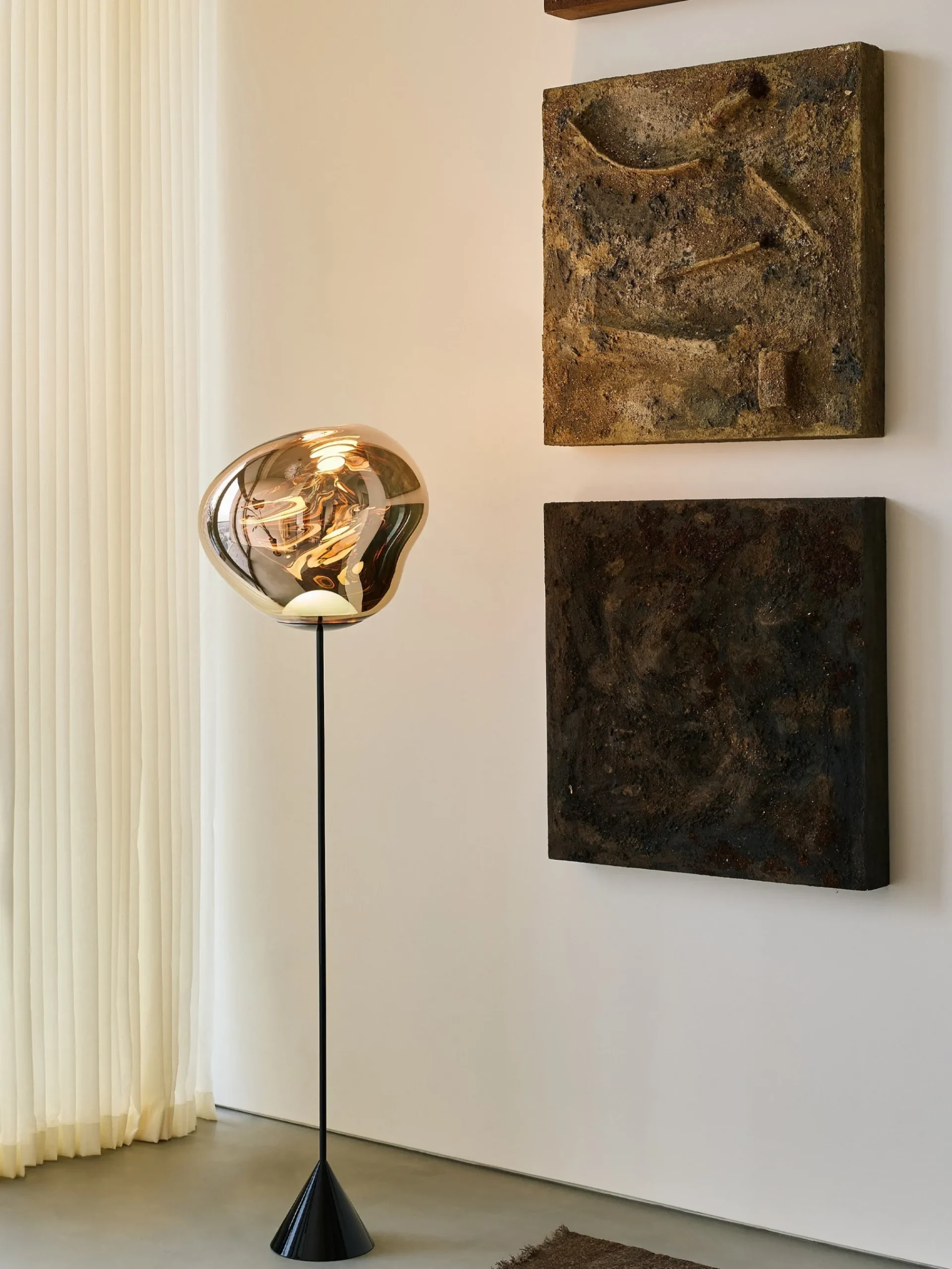 Tom Dixon Floor Lights*Melt Cone Slim Floor Light